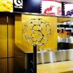 cue店内オブジェ-スプーンの球CUE