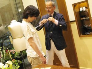 Les Lestonでシャツをオーダー