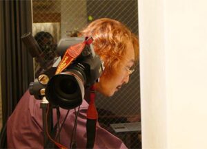 イタリア産オリーブオイル専門店カーサ・オレアリア・パーチェを撮影中のMazKen