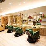 美容室理容室デザイン設計実績事例-hair-amuse-pearl(ヘアアミューズパール)-店内全景