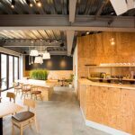 店舗デザイン設計実績事例-みなふくコーヒー-カフェ店内全景