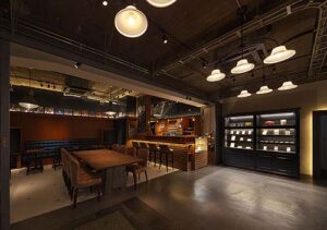 飲食店舗デザイン設計事例-錢屋カフヱー(ぜにや)-飲食店全景