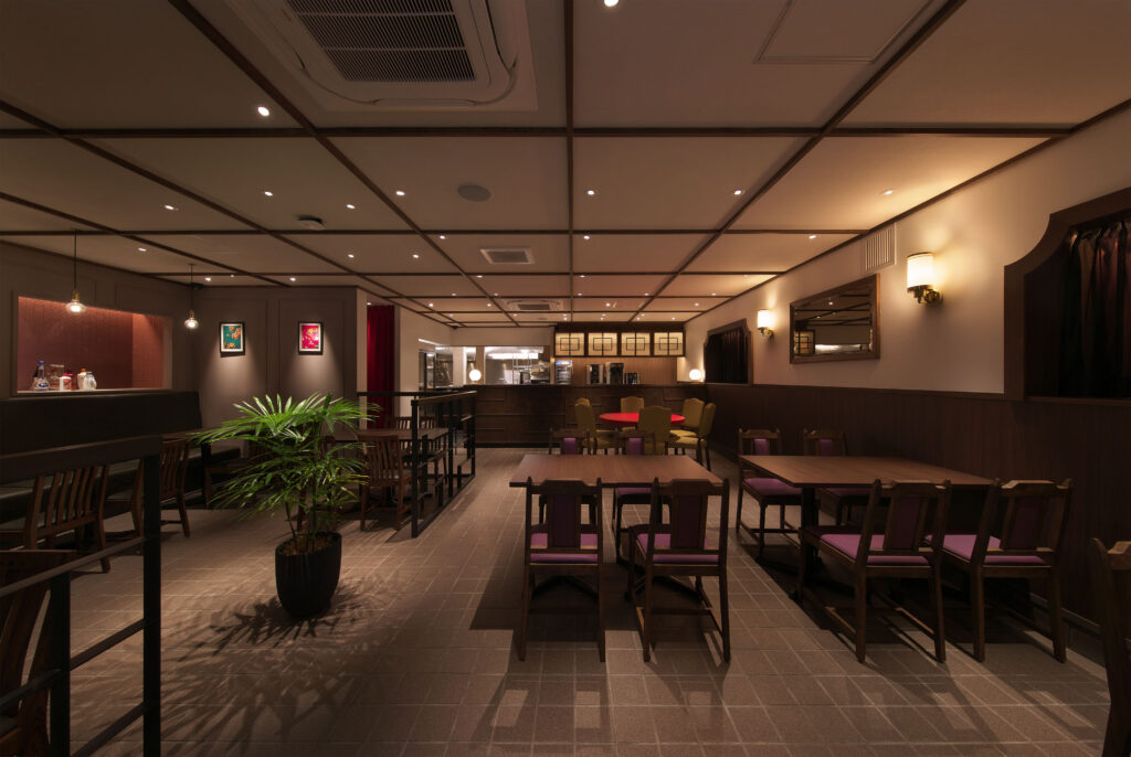 三宮一貫樓元町北店_店内写真_新シン町中華料理店_花様年華_古き良き香港のイメージ_老舗レストラン_移転
