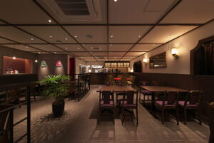 店舗デザイン実績事例の近作-三宮一貫樓元町北店の店内写真