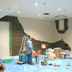 ゴーテボーグあべのhoop、工事中の店内