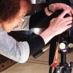 神戸フランツさんちか店の撮影中のMazKenさん