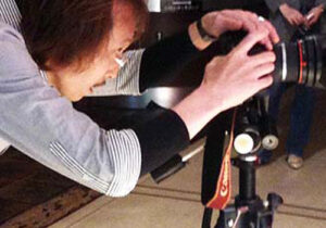 神戸フランツさんちか店の撮影中のMazKenさん