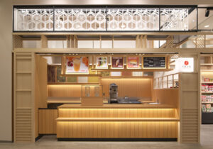 店舗デザイン設計実績事例、おてまえ処、なんばグランド花月劇場前の小さな売店