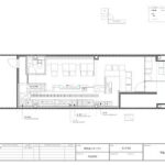 大阪のスペイン料理レストラン、ピエドラの出店候補地の平面検討プラン